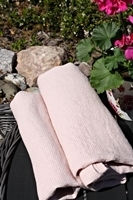 LinenMe kylpypyyhe 100% pellavavohveli 75x130cm roosa