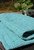 LinenMe kylpypyyhe 100% pellavavohveli 75x130cm vedenvihreä